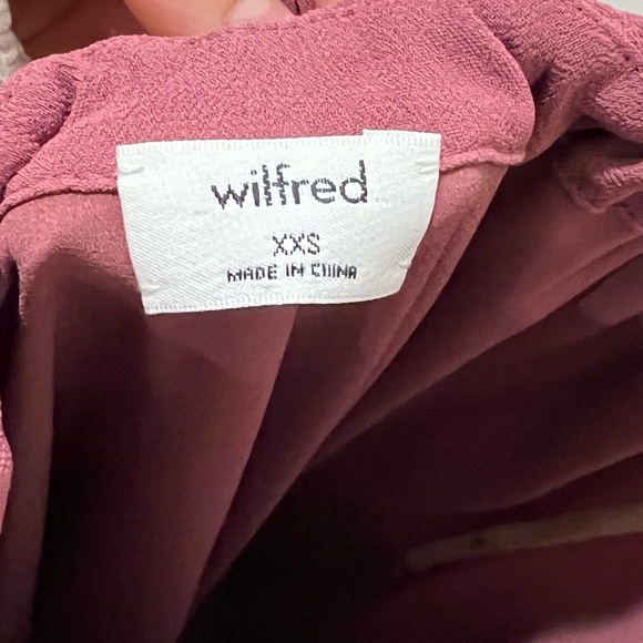 Aritzia Wilfred Dress Red Wine Burgundy. Size XXS Women’s - Picture 3 of 3